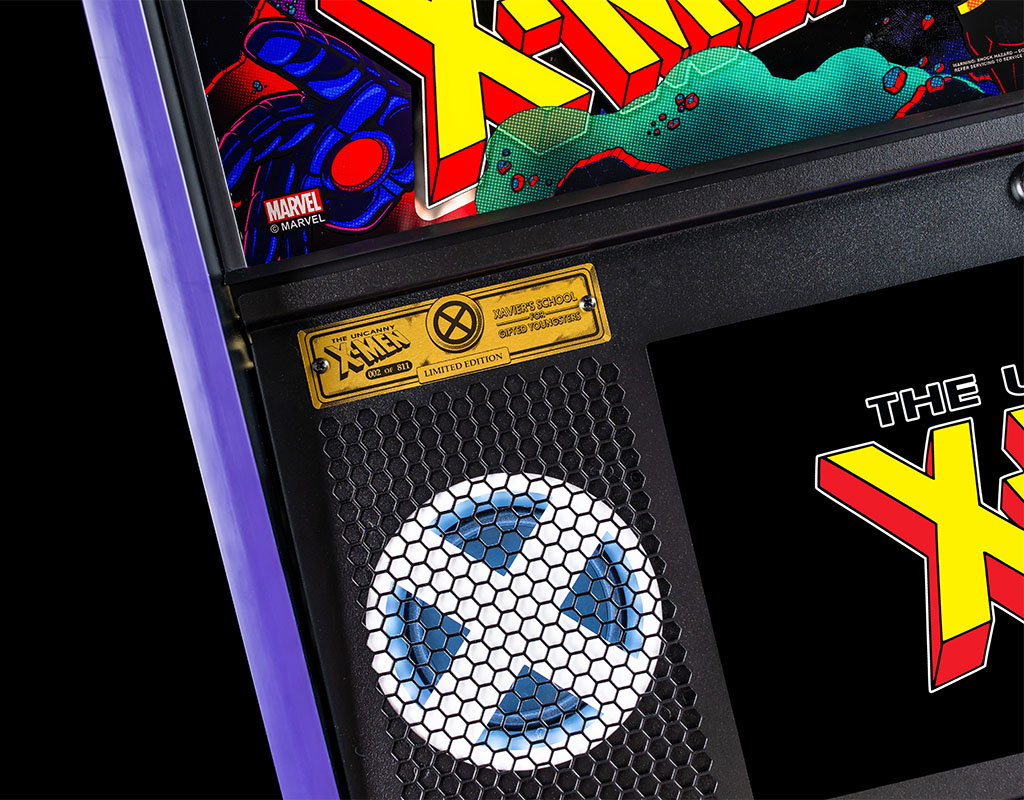 The Uncanny X-Men LE Pinball Machine - LE Plaque